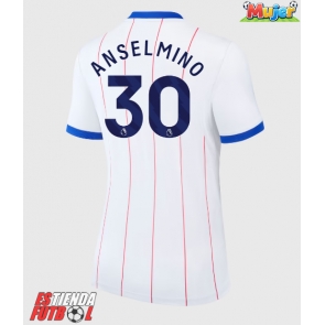 Chelsea Aaron Anselmino #30 Tercera Equipación Mujer 2026-27 Manga Corta